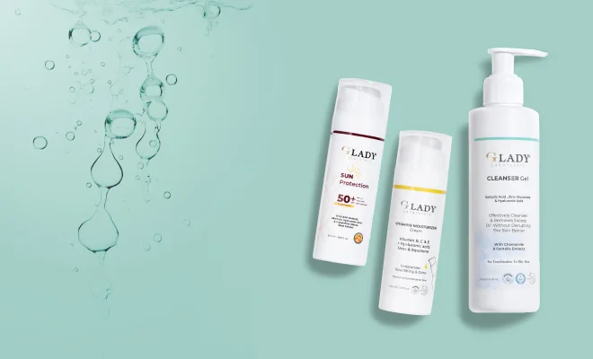 الروتين الأساسي<br />
للعناية بالبشرة</p>
<h5>مجموعة غلادي لاب</h5>
<p>